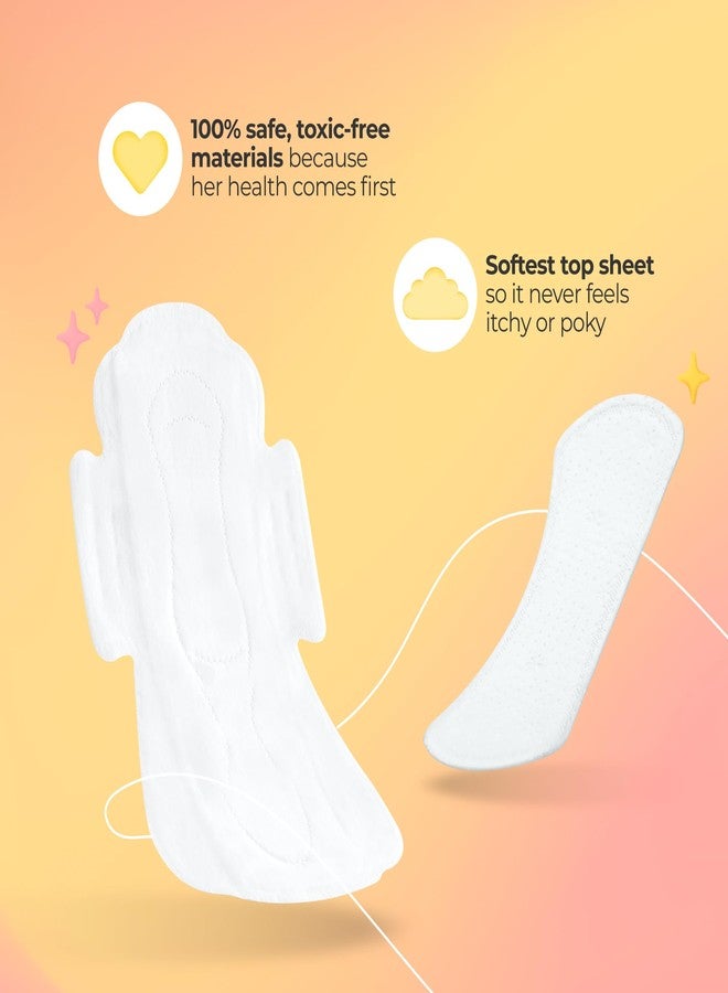 Nua Teen Comfort Sanitary Pads for Teens | Sanitary Pads and Panty Liners | Zero Irritation Promise | 4x Comfort | 100% Toxic-free | Starter Pack for Teens | 14 Count (12 Pads + 2 Liners) - Image 5